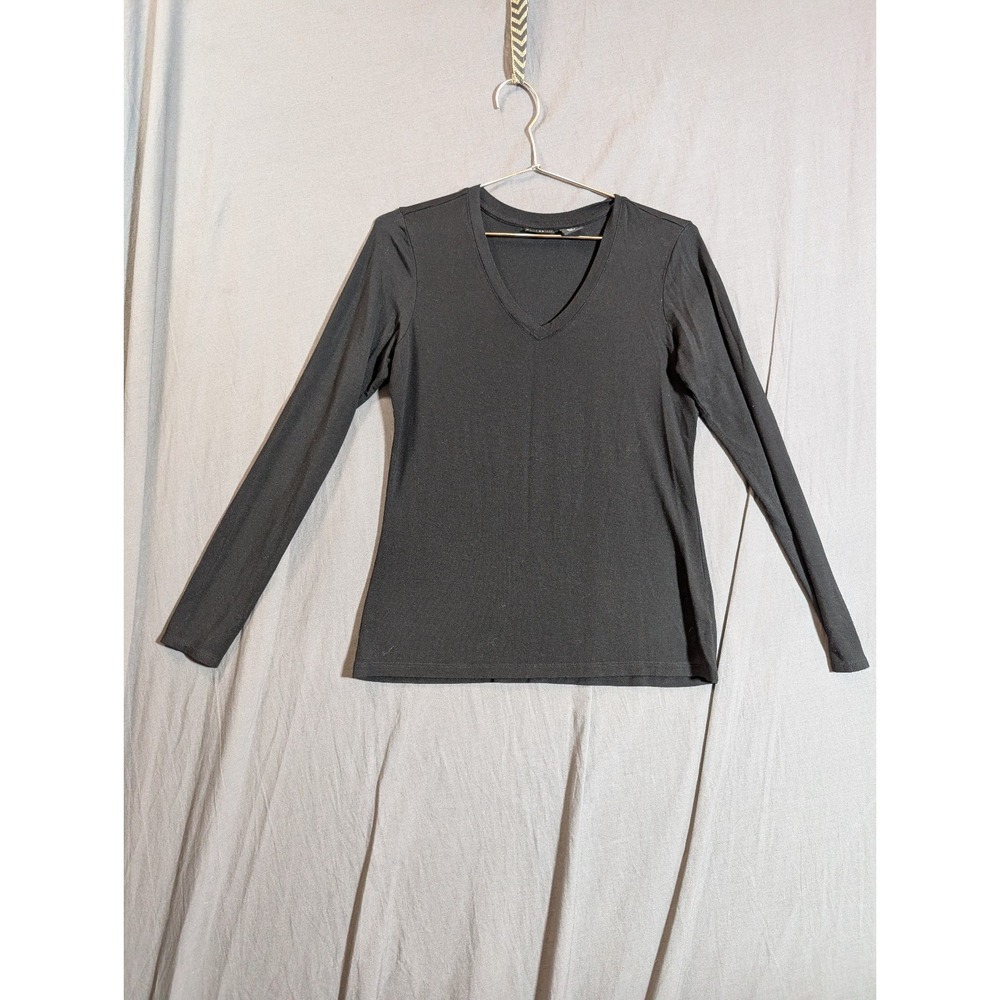 Willi Smith T Shirt Womens Medium Long Sleeve Black